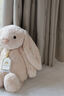 Jellycat害羞銀色邦尼兔動(dòng)物毛絨玩偶安撫送禮潮玩娃娃生日七夕情人節(jié)禮物 銀色 Medium 曬單實(shí)拍圖