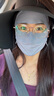 蕉下（beneunder）臉基尼女全臉?lè)罆襻t(yī)美面罩防紫外線口罩高顏值騎行面罩護(hù)臉深黛灰 曬單實(shí)拍圖