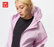 優(yōu)衣庫女裝便攜式防紫外線(xiàn)連帽外套/防水款輕薄防曬衣478553 478553/12桃紅色 S 曬單實(shí)拍圖