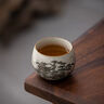 青花汝窯纏枝蓮羅漢杯中式家用茶杯功夫茶具品茗杯單杯子開(kāi)片可養(yǎng) 滕王閣主人杯-70ml 曬單實(shí)拍圖