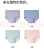 都市麗人4條高腰內(nèi)褲女士純棉收腹內(nèi)褲10A抑菌加長襠收肚子提臀內(nèi)褲L 曬單實(shí)拍圖