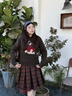 森馬（Semir）毛衣女冬季設(shè)計感萌寵提花軟糯上衣2025可愛小眾毛衫109725107006 曬單實拍圖