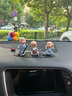 齊選車載擺件創(chuàng)意樂隊(duì)小和尚個(gè)性汽車禪意裝飾中控臺(tái)飾品車上用品男女 樂隊(duì)小和尚+橢圓墊 曬單實(shí)拍圖