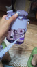 智匯庫洛米兒童水杯小學(xué)生分倉雙飲杯吸管杯子女孩可愛(ài)便攜水壺 庫洛米紫分倉杯 780ml 曬單實(shí)拍圖