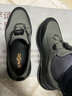 金利來（Goldlion）男鞋氣墊大底舒適耐磨旋轉(zhuǎn)扣休閑鞋G550430349RAE灰黑41 曬單實拍圖