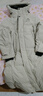 鴨鴨（YAYA）王一博同款冰殼系列羽絨服男過(guò)膝長(cháng)款冬季新款女情侶極寒加厚外套 燕麥色 L (建議135-155斤) 曬單實(shí)拍圖