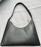 芙拉（FURLA）【禮物】DIAMANTE牛皮小號女士時尚單肩包鉆石包腋下包高級感 黑色 曬單實拍圖