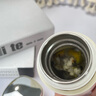 BEMEGA純鈦保溫杯女士高顏值2025新款大容量便攜鈦杯茶水分離泡茶水杯子 櫻花粉【內(nèi)外雙層純鈦】 曬單實(shí)拍圖