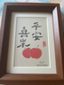 愛墨繪相框掛墻7寸北歐風(fēng)木紋畫框照片墻結(jié)婚禮物婚紗照兒童照片框擺臺(tái) 曬單實(shí)拍圖