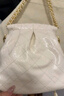 CHARLES&KEITH迷你菱格流浪包單肩斜挎雙肩包包女包生日七夕禮物CK2-60782390 Silver銀色 S 曬單實拍圖