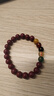 慈靈閣普陀山朱砂手串五路財(cái)神轉(zhuǎn)運(yùn)珠女士本命年禮物紫金砂手鏈女 曬單實(shí)拍圖