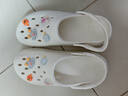 名創(chuàng)優(yōu)品（MINISO）洞洞鞋男女夏季外穿涼鞋防滑厚底踩屎感包頭涼拖鞋 白色+海洋星星 曬單實(shí)拍圖