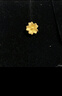 周六福（ZLF）  黃金耳飾女款足金999朱槿花耳釘 計(jì)價(jià) 0.85g 曬單實(shí)拍圖