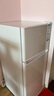 海爾（Haier）冰箱118升小型兩門(mén)迷你雙門(mén)冰箱宿舍家用租房小巧不占地節能省電冷藏冷凍電冰箱 冰雪白色-黑金凈化抗菌凈味-節能低噪 曬單實(shí)拍圖