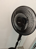 美的（Midea）電風(fēng)扇 家用風(fēng)扇 落地扇 7葉遠距強風(fēng)電扇 立式輕音節能可定時(shí)降溫 黑色機械款 【風(fēng)速309m/min】超級單品 曬單實(shí)拍圖