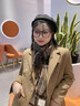 Calznklien圍巾女士秋冬季新款加厚保暖披肩圍脖生日七夕情人節禮物高檔實(shí)用 【卡其格子】高級感禮盒裝 輕奢韓版送閨蜜女朋友老婆禮物 曬單實(shí)拍圖