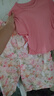 IEFMINI【愛依服童裝】2025夏季新款法式甜美洋氣女童上下套褲 粉 140 曬單實拍圖