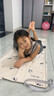 愛(ài)夢(mèng)軒小學(xué)生午休墊教室幼兒園兒童折疊午睡墊辦公室打地鋪防潮地墊便攜 小號 60*155cm 粉底熊貓【10mm厚】 曬單實(shí)拍圖