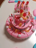 星云寶貝女孩玩具3-6歲diy過家家玩具模型仿真蛋糕切切樂女兒生日禮物5歲8 粉色蛋糕切切樂103件套【水果拼裝+可切蛋糕】 一二三歲以上女孩過家家玩具生日禮物蛋糕切切樂 曬單實(shí)拍圖