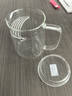 九土 耐熱玻璃公道杯透明辦公泡茶杯帶月牙一體過(guò)濾分茶杯茶道器具 玻璃公杯帶蓋 400ml 1只 曬單實(shí)拍圖