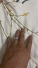MHFDO胖東來(lái)品質(zhì)鉑金PT950男鉆戒莫桑石18戒指士韓版時(shí)尚50分莫桑戒子 亮面款鉆1克拉 20號 曬單實(shí)拍圖