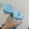 BUFFI5 JOY兒童保溫杯 水杯學(xué)生專(zhuān)用禮物防噴便攜316L吸管杯子550ml漸變藍 曬單實(shí)拍圖