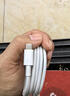 華為原裝6A數(shù)據(jù)線 USB Type-A轉(zhuǎn)USB Type-C/1m線長(zhǎng)/支持66W（11V6A）充電 白色CC790 曬單實(shí)拍圖