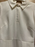 朗姿【尖貨補單】黑白色顯瘦輕禮服襯衫連衣裙女夏新款復(fù)古小黑裙裙子 白色2 L 165/84A 曬單實拍圖