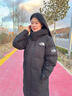 久潤(rùn)北面久潤(rùn)北面FW23北面長(zhǎng)款羽絨服申敏兒冬季加厚過膝連帽外套男女同款 北面WF23黑色 S 體重90斤-110斤 曬單實(shí)拍圖