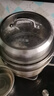 炊大皇304不銹鋼三層蒸鍋家用復(fù)合底湯鍋蒸饅頭包子可視可立高拱蓋28cm 曬單實(shí)拍圖