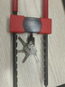 玻璃門(mén)鎖u型鎖推拉門(mén)插鎖店面商鋪加長(cháng)鎖家用雙開(kāi)門(mén)不銹鋼防盜鎖 特粗黑鋼42防磕碰銅芯5鑰匙紅色 曬單實(shí)拍圖
