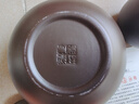 LOCKZI原礦紫砂茶壺大容量仿古名家純手工泡茶壺功夫茶具杯套裝妍送禮物 紫砂-紫泥大仿古（送茶杯） 480ml 曬單實(shí)拍圖