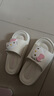 ECAC三麗鷗可愛(ài)Kitty貓拖鞋女2025新款家居室內防滑防臭踩屎感涼拖鞋 白色Kitty貓【正版授權】 36-37 曬單實(shí)拍圖