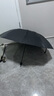 天堂 雙人晴雨傘三折 太陽(yáng)傘三折10骨加大雙人超大加固 曜石黑 曬單實(shí)拍圖