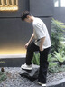 SENMA森馬男鞋夏季復(fù)古百搭休閑高級感薄款透氣板鞋真皮運動厚底增高小白鞋 白棕 （基礎(chǔ)款） 43 曬單實拍圖