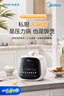 美的（Midea）小白鍋電高壓飯鍋2.5L家用迷你1-3人 智能預(yù)約開蓋火鍋彩屏觸控面板雙膽煲湯燉煮MY-E3915飯煲 曬單實(shí)拍圖
