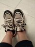 鴻星品斷碼踩屎感真皮厚底老爹鞋女新款春夏小碼34運動(dòng)鞋軟底跑步鞋 黑色升級版 38 曬單實(shí)拍圖
