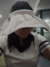 啄木鳥(niǎo)防曬帽女夏季防紫外線(xiàn)黑膠空頂遮陽(yáng)帽大檐遮臉貝殼帽沙灘太陽(yáng)帽子 曬單實(shí)拍圖