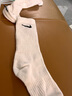 耐克（NIKE）襪子男襪女襪夏季新款透氣舒適三雙裝中筒襪籃球運動(dòng)襪 SX7676-100 M 39-42碼 曬單實(shí)拍圖
