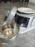 美的（Midea）小飛俠沸騰濃香雙模式電壓力鍋0氟0涂層雙膽高壓鍋5L智能預約家用煲湯4-6人煮飯煲E5825N輕音泄壓 曬單實(shí)拍圖
