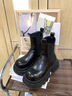 LPVG增高厚底馬丁靴女2026春秋新款小個(gè)子英倫風(fēng)煙筒靴加切爾西短靴 黑色 單里 35 【送運費險】 曬單實(shí)拍圖