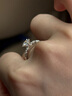慕璨（OWN SHINE）【七夕禮物】柏林情書鉑金戒指60分培育鉆結(jié)婚求婚戒指送女友禮物 【主石0.5ct±0.05】 13號 曬單實拍圖