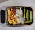 GBTW充電無(wú)線加熱飯盒免插電免注水大容量304不銹鋼內(nèi)膽保溫戶外上班學(xué)生便攜自熱消毒電熱飯盒 1L 【一鍵消毒+速熱保溫+304食品級(jí)內(nèi)膽】 曬單實(shí)拍圖