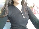 CS.LIONV領(lǐng)內(nèi)搭外穿女打底衫春秋新款韓版修身針織長(zhǎng)袖毛衣ins潮黑色上衣 黑色 均碼  【75-110斤】 曬單實(shí)拍圖