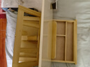 蒙瑪特 桌面畫架 素描松木臺式畫板架兒童畫架帶抽屜手提工具箱折疊收納畫箱加8K板XD-mea0023-4美術(shù)寫生 曬單實(shí)拍圖