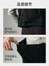 利郎西裝套裝三件套男折邊褲腳西服25秋季結(jié)婚西裝禮服 灰咖間色 曬單實(shí)拍圖