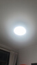 美的（Midea）風扇燈餐廳吊扇燈led臥室燈隱形扇葉遙控三防燈具熟睡風包安裝 曬單實拍圖