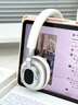 聯(lián)想（Lenovo）復(fù)古頭戴式無線藍(lán)牙耳機(jī)降噪長續(xù)航游戲音樂耳機(jī)電腦耳麥學(xué)生2025新款適用華為蘋果vivo LE602米色 曬單實(shí)拍圖