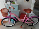 女孩學(xué)生車(chē)輕便自行車(chē)大童女成人兒童男女單車(chē)折疊20-22-24寸淑女 櫻花粉 黑輪胎 24英寸 【折疊】身高148-160厘米 曬單實(shí)拍圖