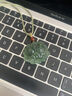 玉笙記和田玉吊墜蓮花花開(kāi)富貴荷花玉佩項鏈青蓮玉墜天然新疆玉石男女款 深青款【證書(shū)+禮盒】 曬單實(shí)拍圖